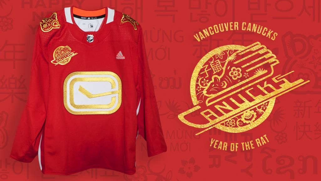 Canucks Celebrate The Year Of The Rat | Nhl