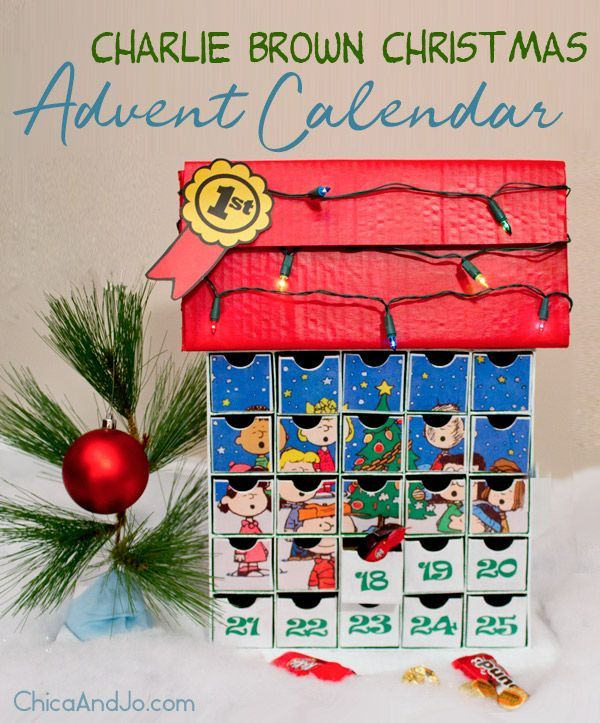 Charlie Brown Christmas Advent Calendar | Chica And Jo