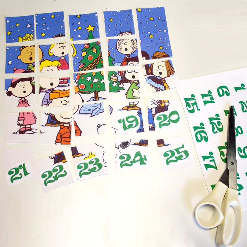 Charlie Brown Christmas Advent Calendar | Chica And Jo