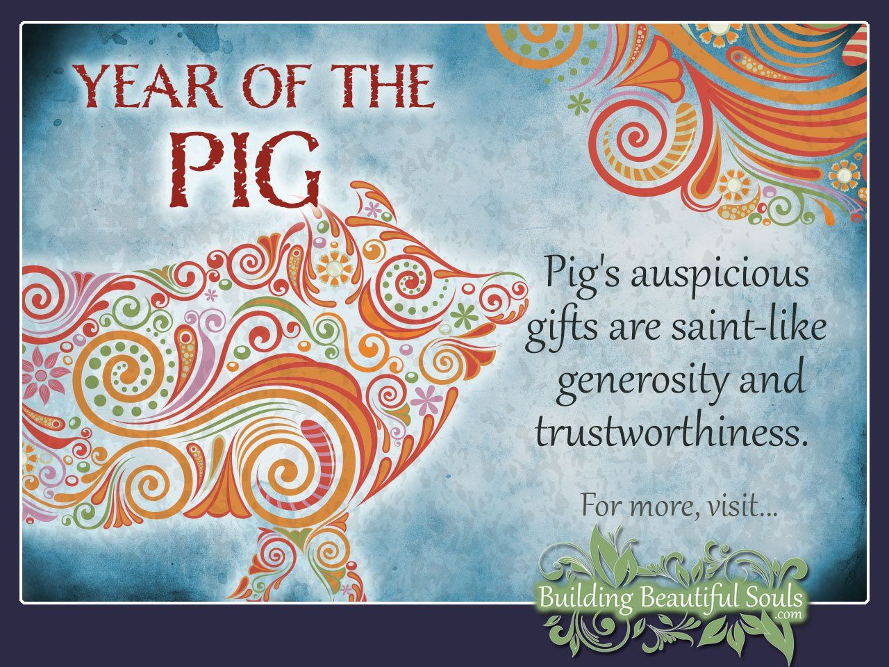 Chinese Zodiac Pig | Year Of The Pig | Chinese Zodiac