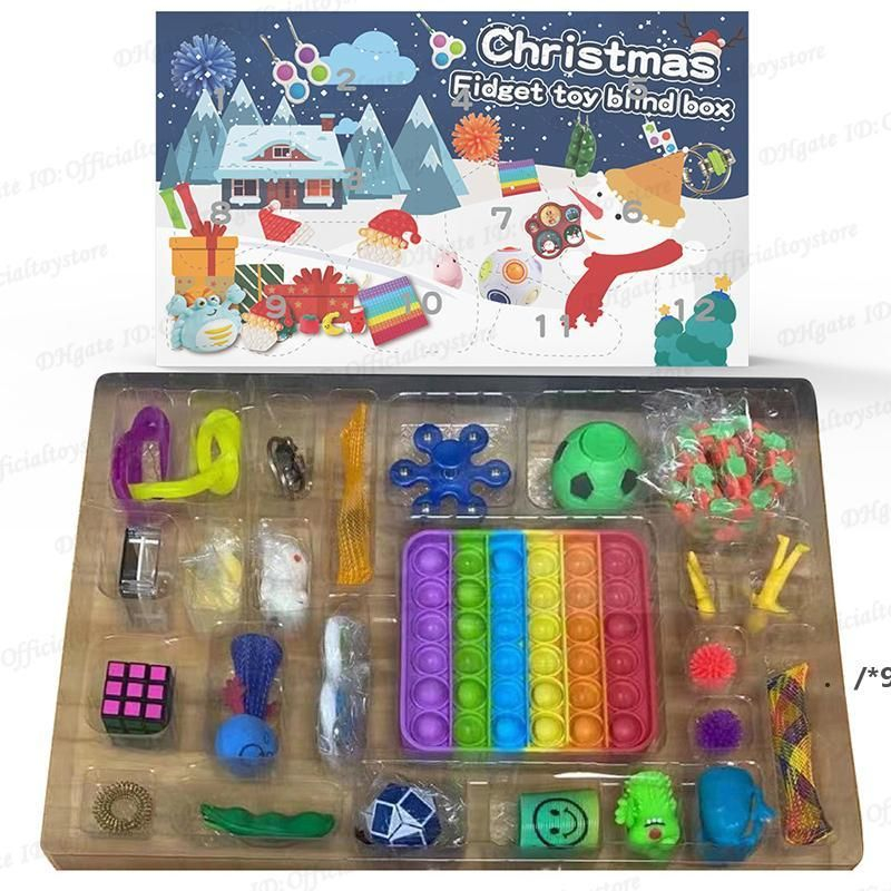 Christmas Fidget Toy Advent Calendar For Girls Boys Kids