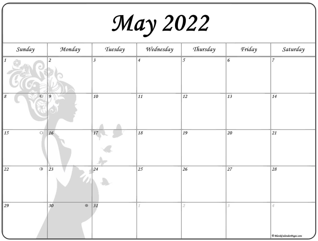 Collection Of May 2022 Photo Calendars With Image Filters.