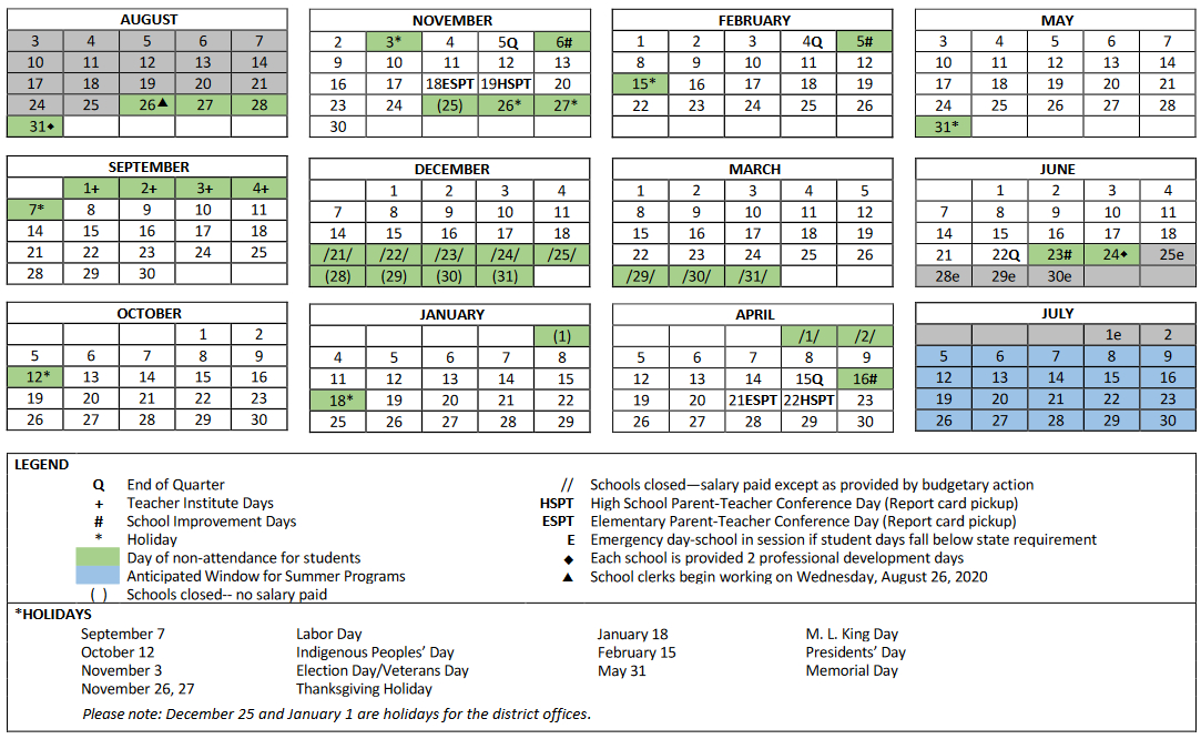 Cps Calendar 2022 Ventura County