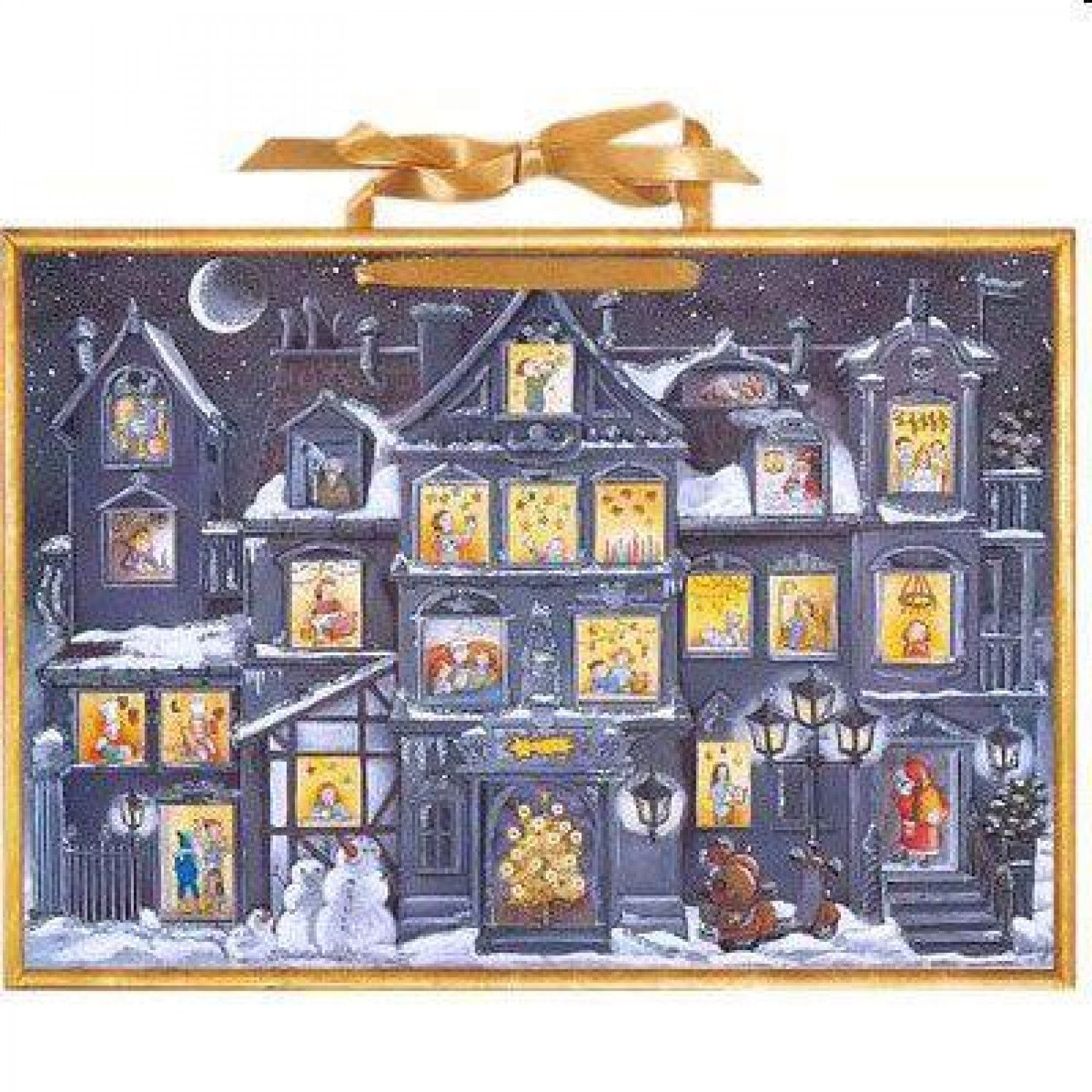 Deluxe Traditional Card Advent Calendar Large - The
