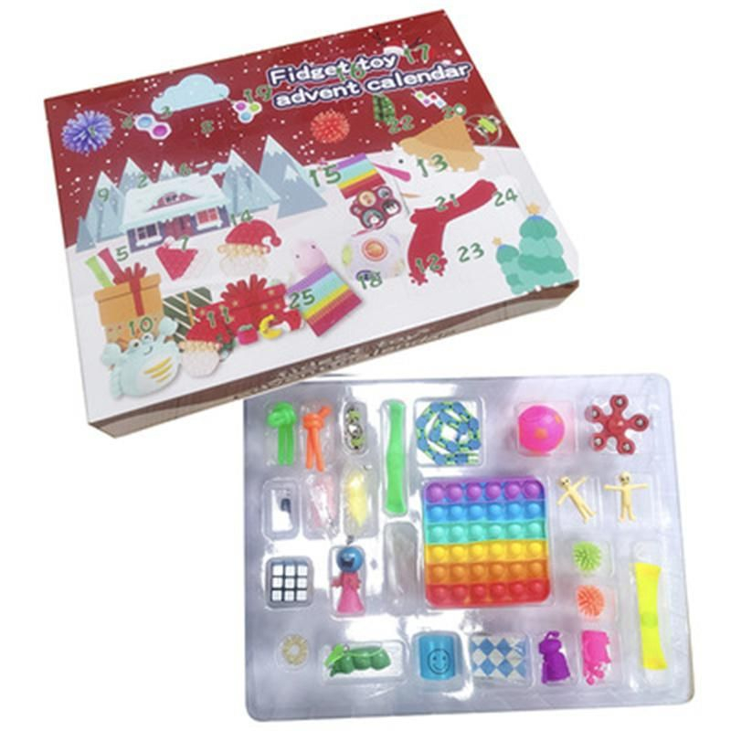 Dhl Tiktok Favor Christmas Advent Sensory Calendars Fidget