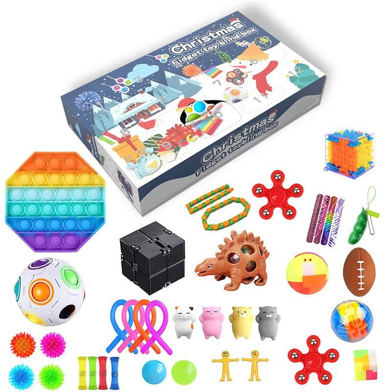 Dhl Tiktok Favor Christmas Advent Sensory Calendars Fidget