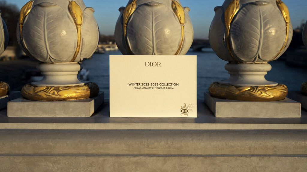 Dior Invites You To Livestream The Men'S Winter 2022 Show