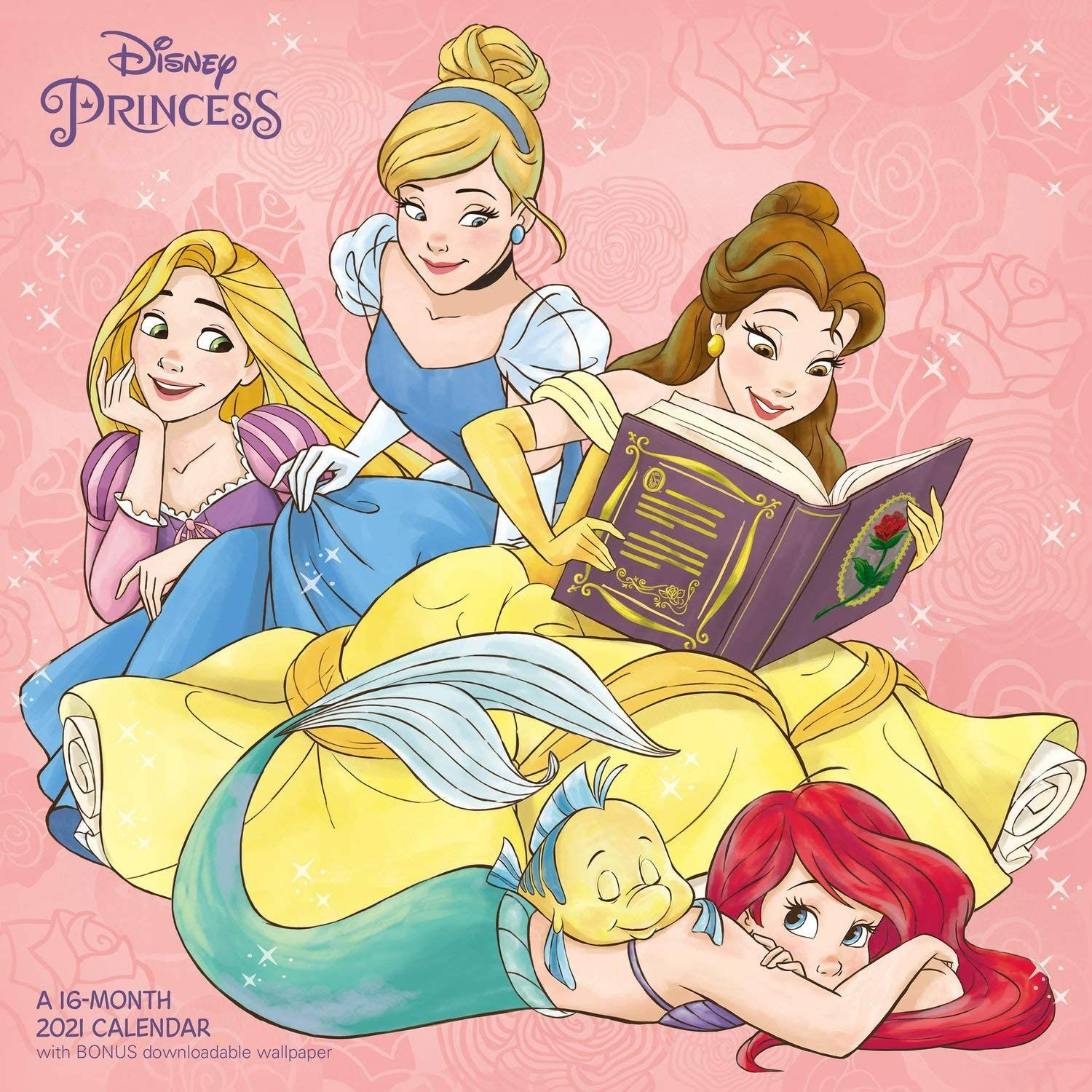 Disney Princess New Monthly Wall Calendar 2021 - Youloveit