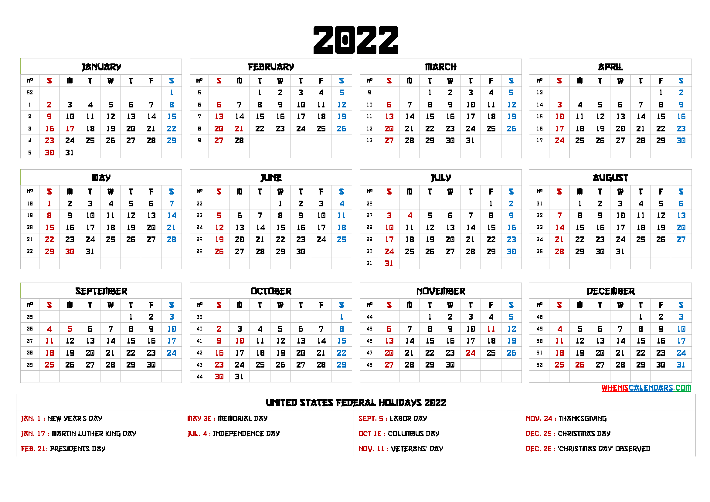 Download Calendar 2022 Pdf Yahoo