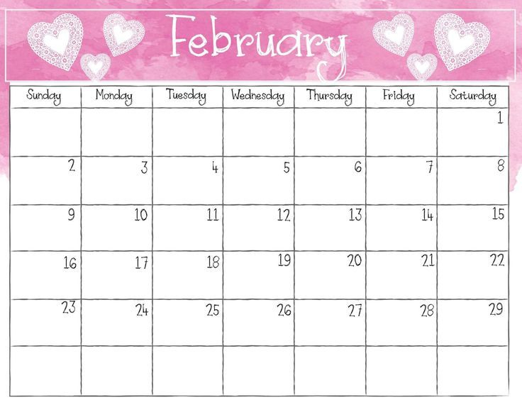 February 2020 Calendar Pdf, Excel Sheet | Free Printable