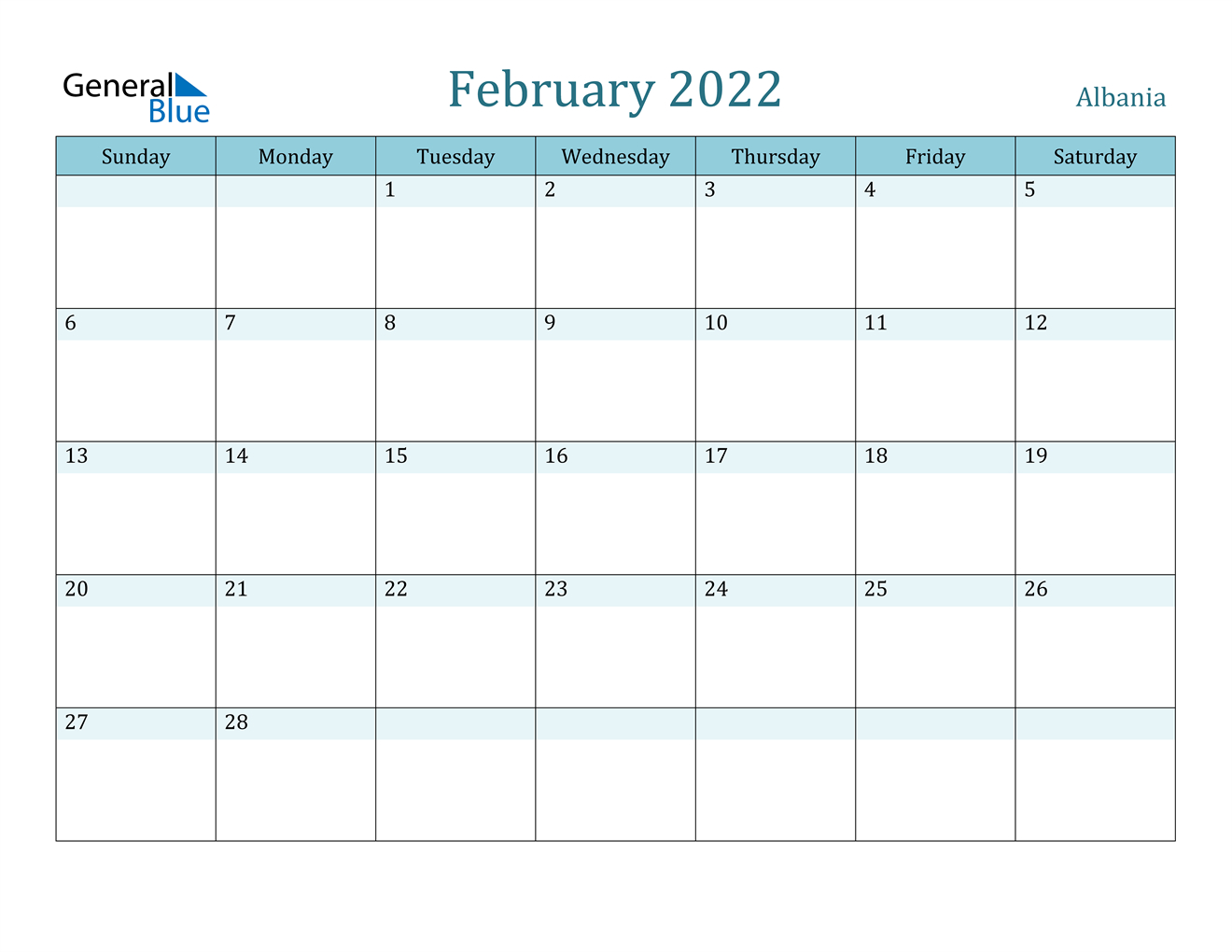 Effective Printable Calendar 2022 February