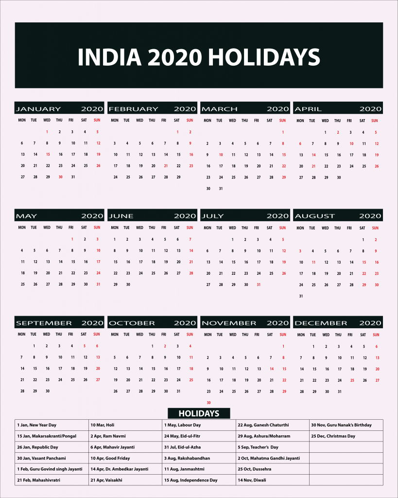 February 2022 Calendar With Holidays India - Draw-Crump