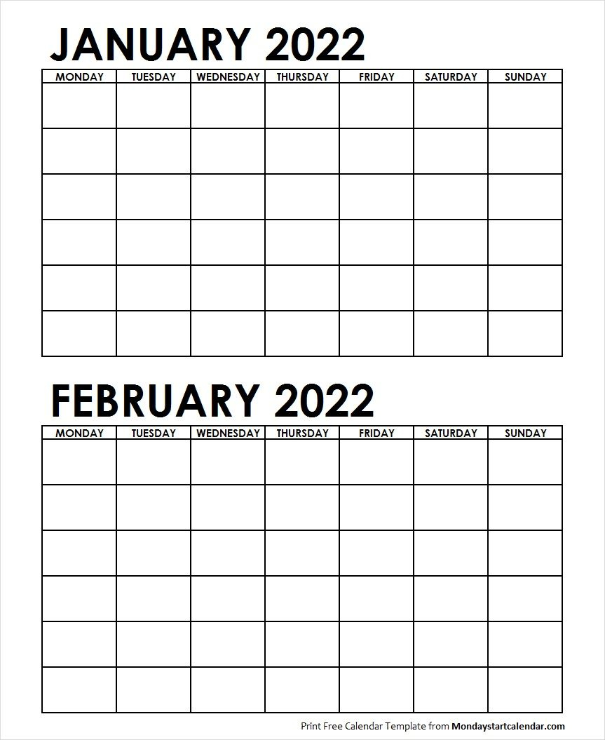 February Calendar Archives - Page 4 Of 7 - Monday Start
