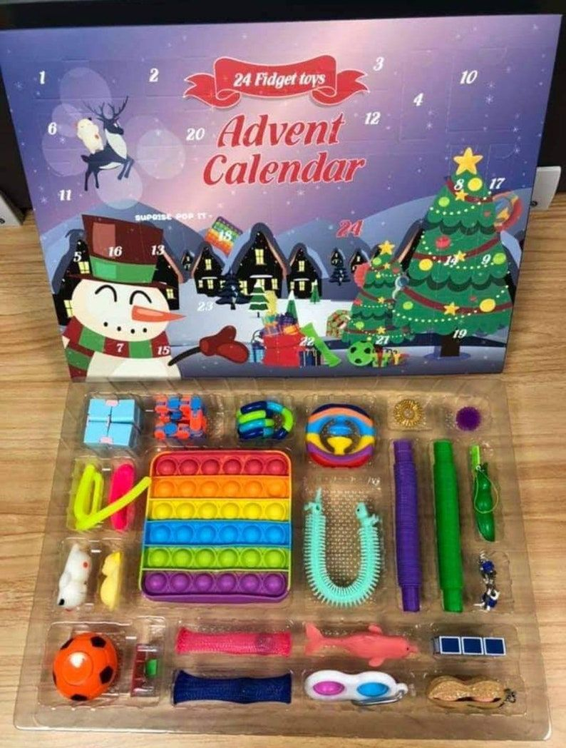 Fidget Advent Calendar Sensory Advent Toy Advent Calendar