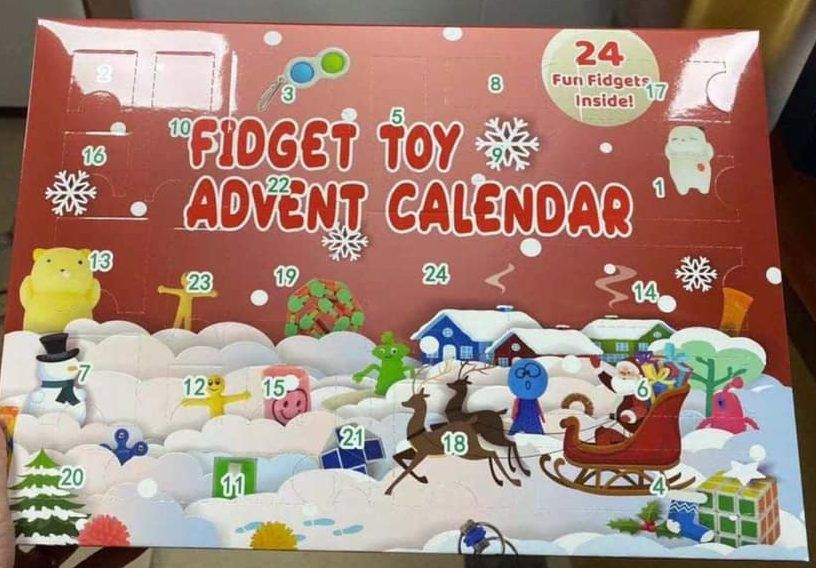 Fidget Advent Calendar - This Year&#039;S Top Seller - Purple