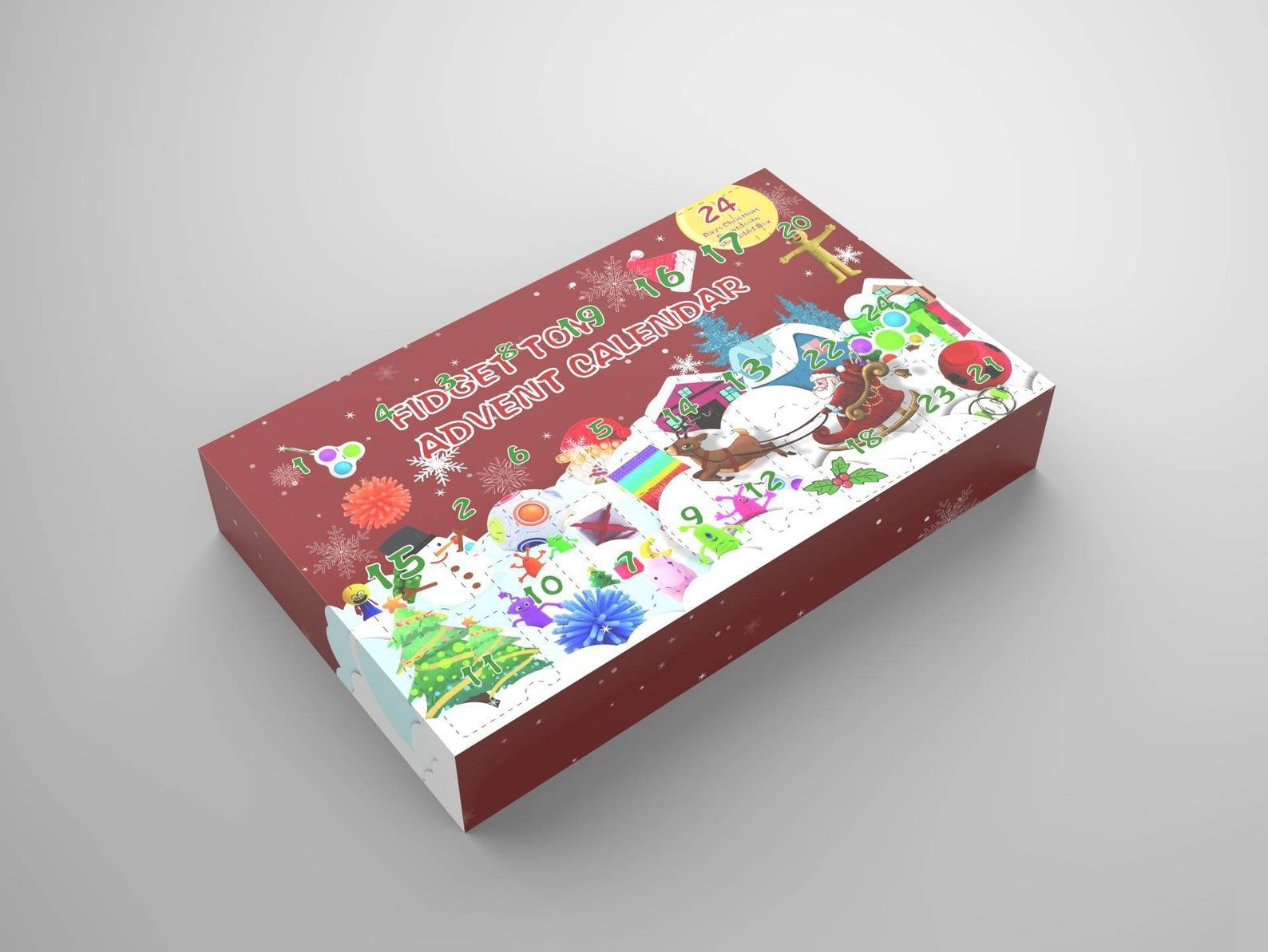 Fidget Toy Advent Calendar 25Pcs Christmas 2021 | Etsy