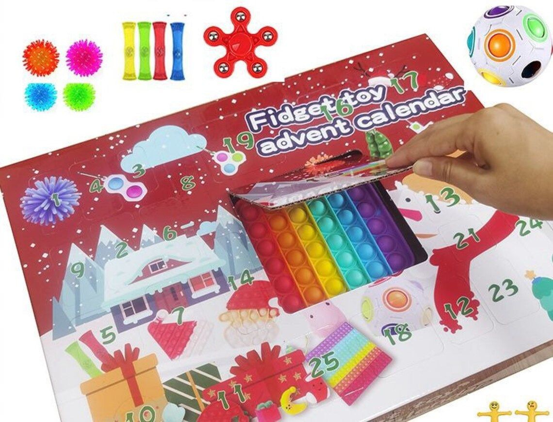 Fidget Toy Advent Calendar 25Pcs Christmas 2021 | Etsy