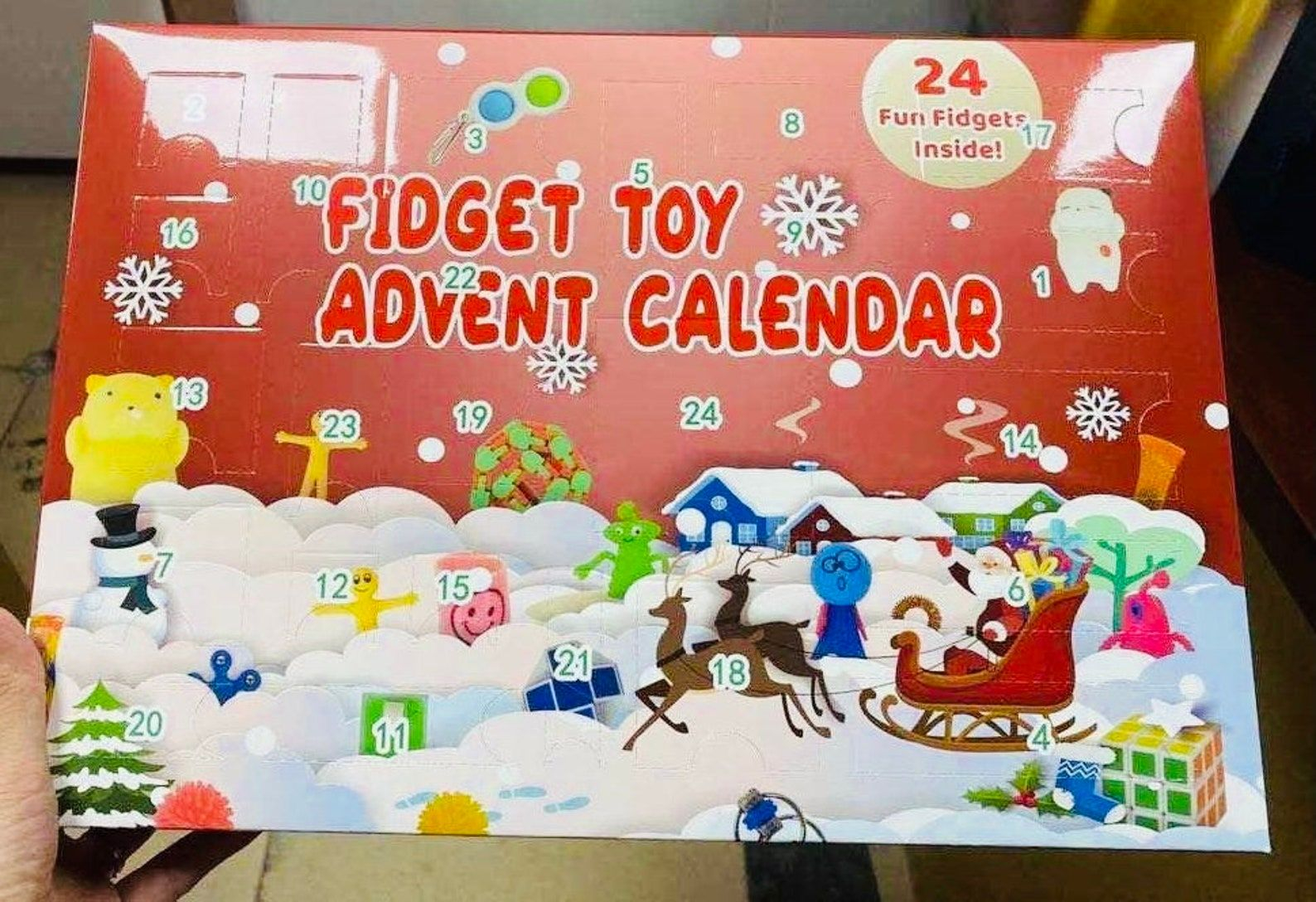 Fidget Toy Advent Calendar Advent Calendar Toy Advent | Etsy