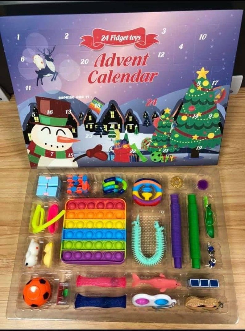 Fidget Toy Advent Calendar Christmas Advent Calendar. | Etsy