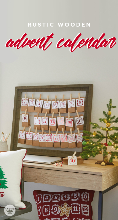 Framed Christmas Countdown Kit And Card Holder | Christmas