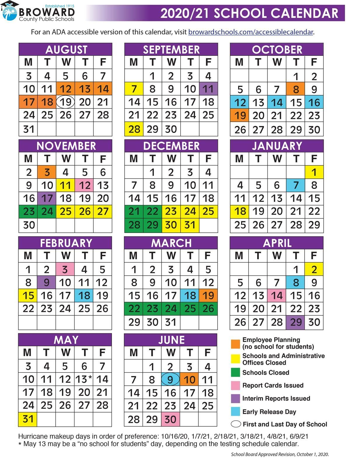 Free Printable 2021 2021 School Calendar | Calendar