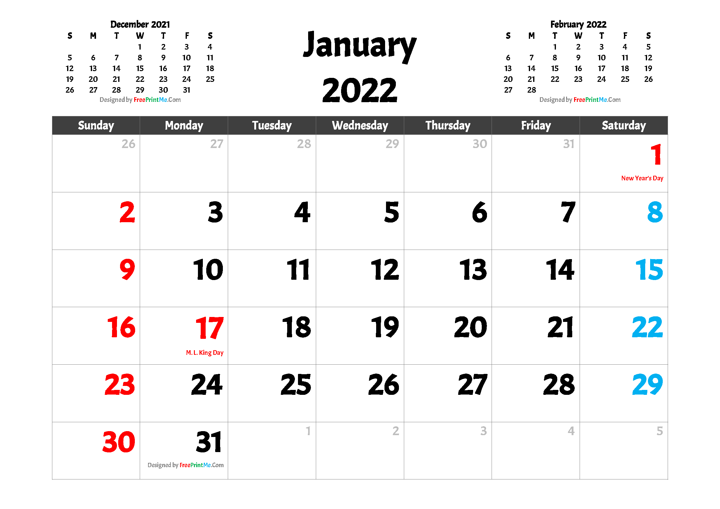 Perfect January 2022 Calendar Radharaman