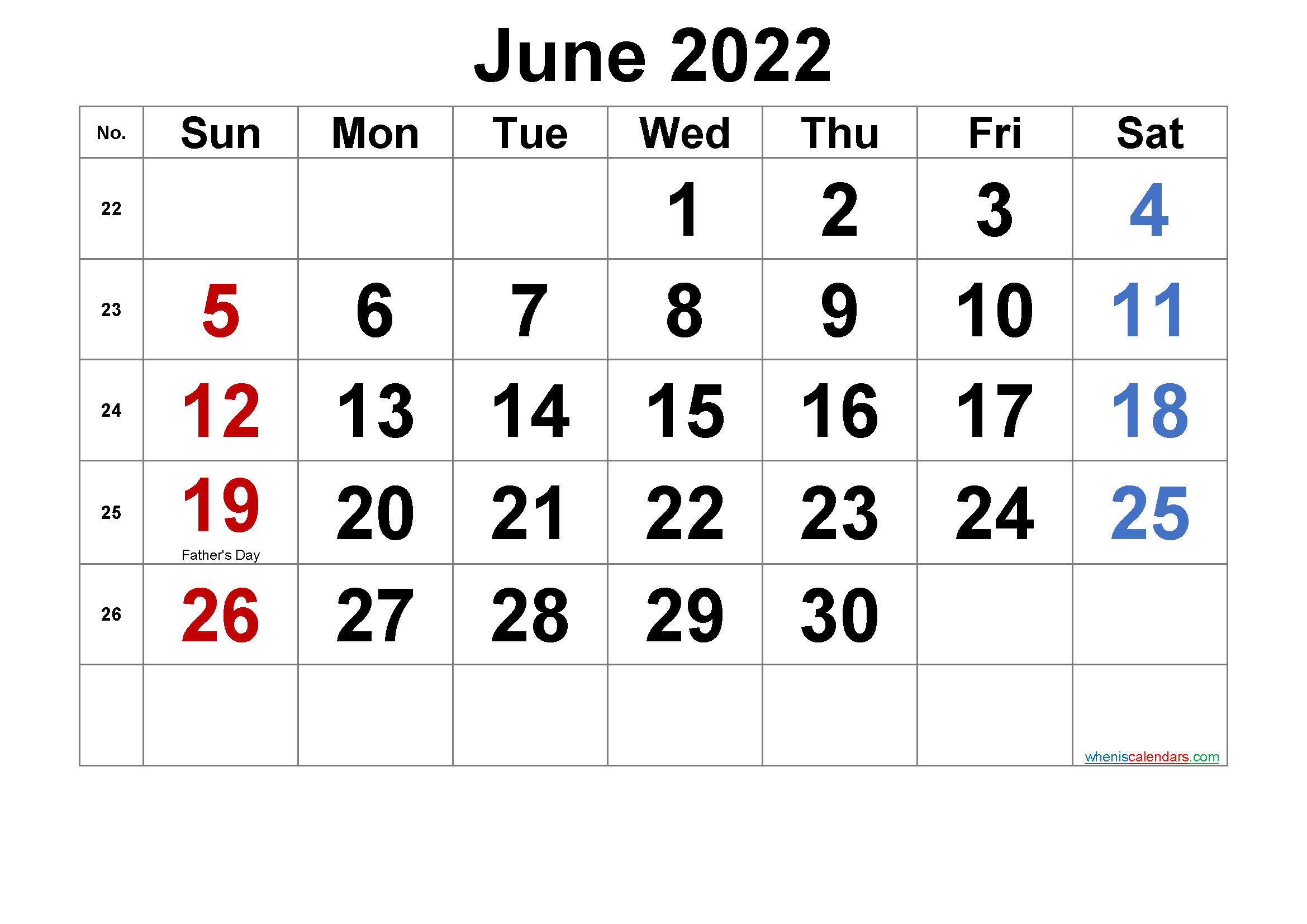 The Printable Calendar January To June 2022