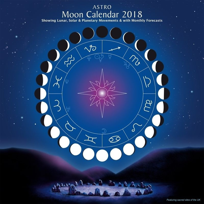 Free Printable Zodiac And Moon Calendar | Ten Free