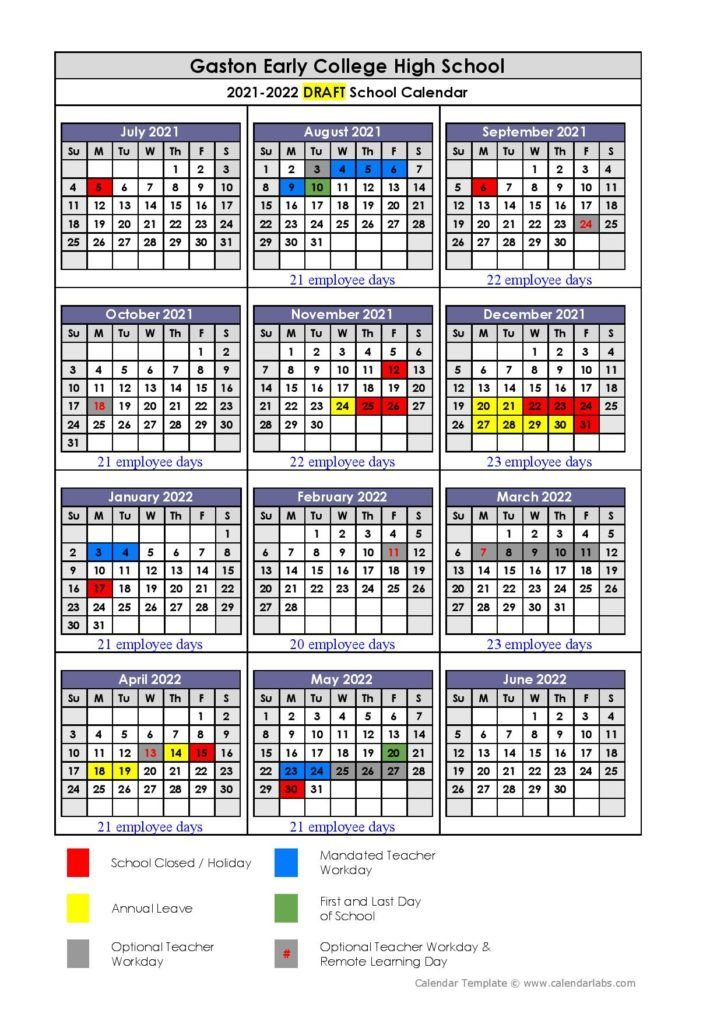 Perfect January 2022 School Calendar