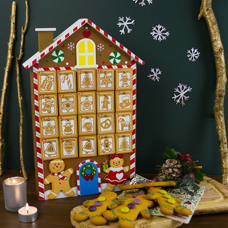 Gingerbread Man Advent Calendar - Buy From Prezzybox