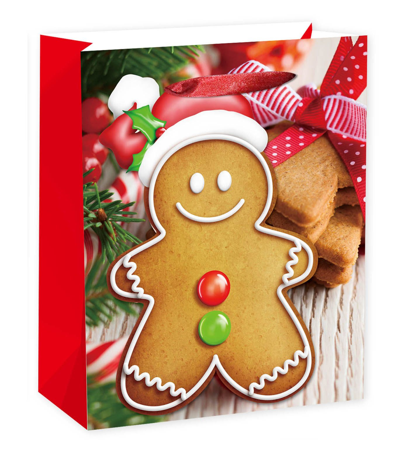 Gingerbread Man Gift Bags | Wholesale Christmas Bags