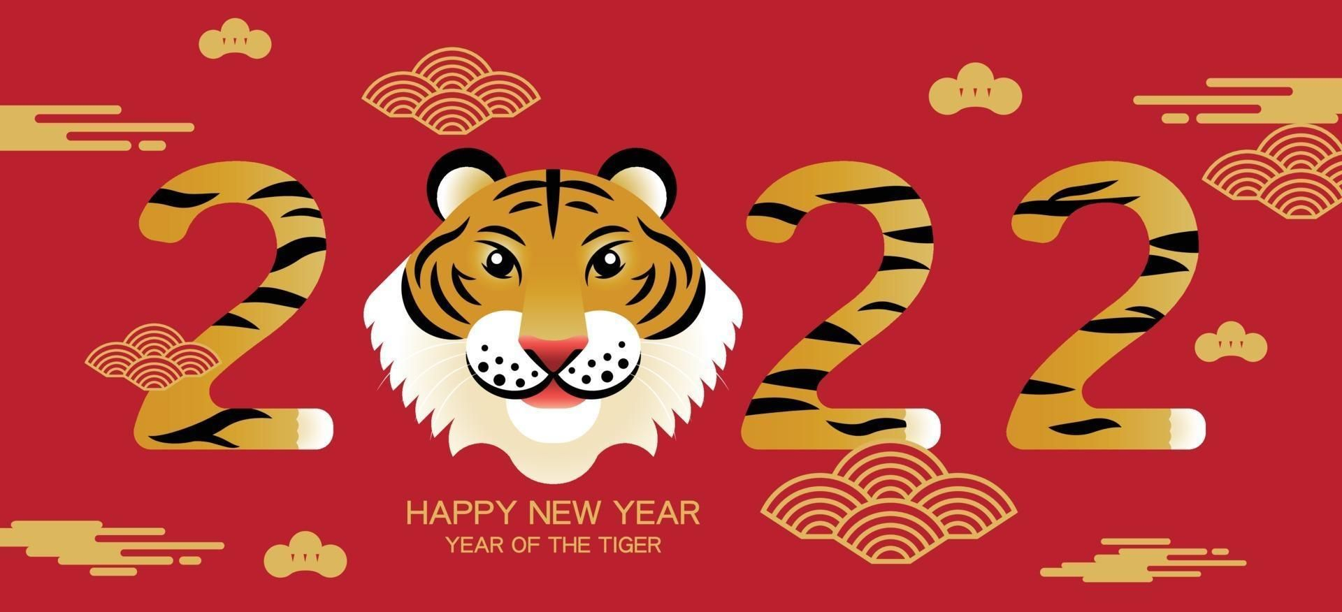 Happy New Year, Chinese New Year, 2022, Year Of The Tiger