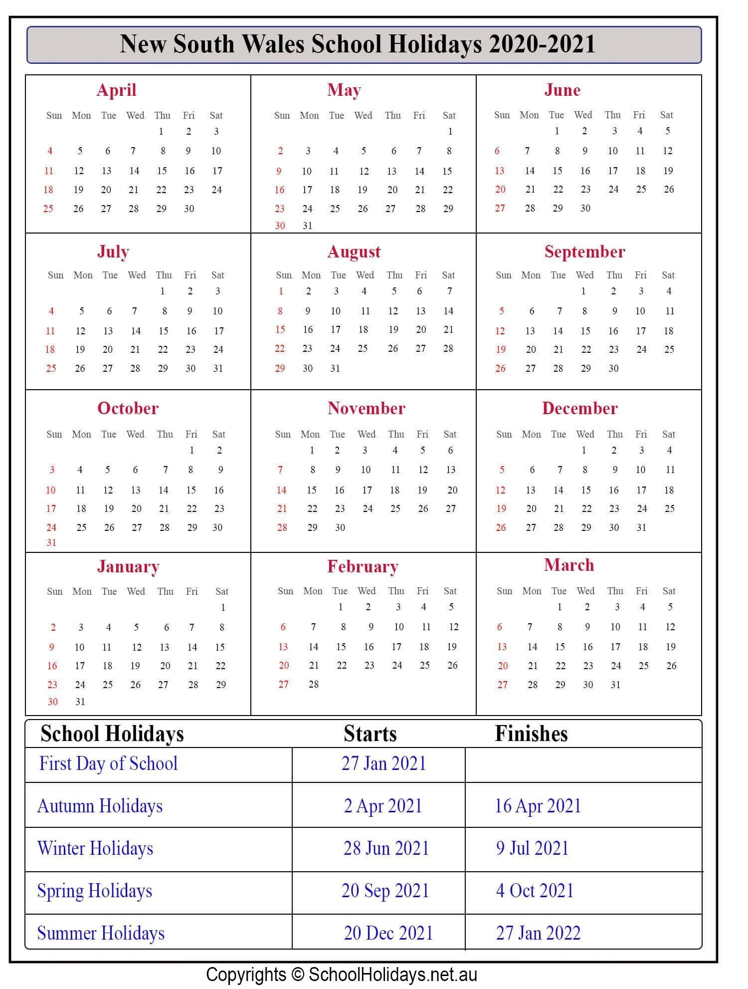 How To Australia School Calendar 2022 | Get Your Calendar