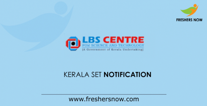 Kerala Set 2022 Notification - Application Form (Extended