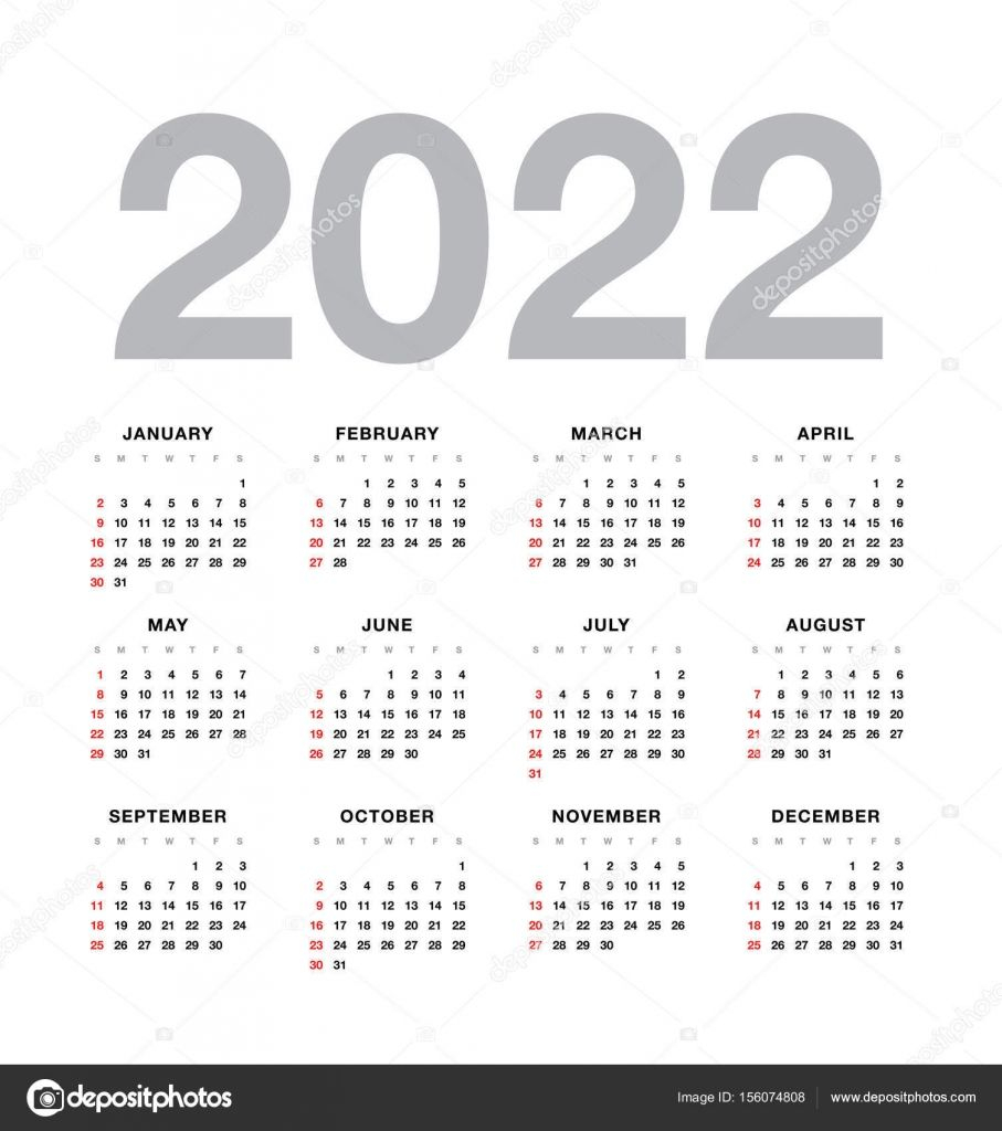 Large Wall Calendar 2022