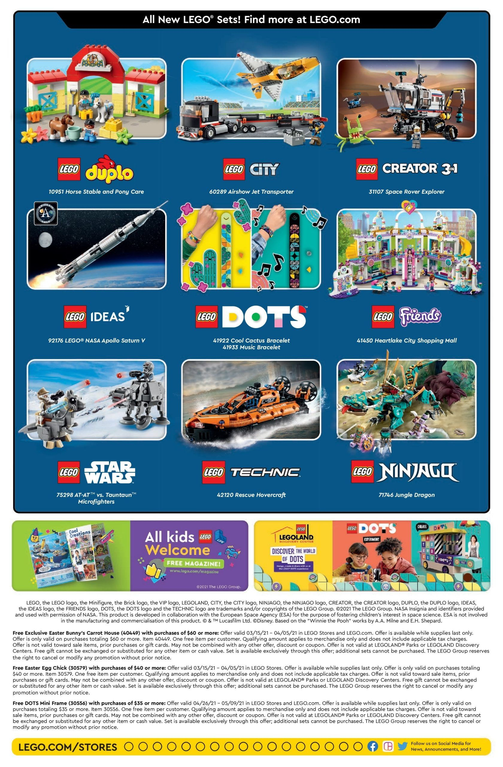 Lego Calendar April 2022 - October Calendar 2022