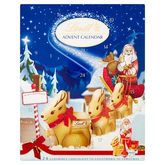 Lindt Advent Calendar 160G - Tesco Groceries