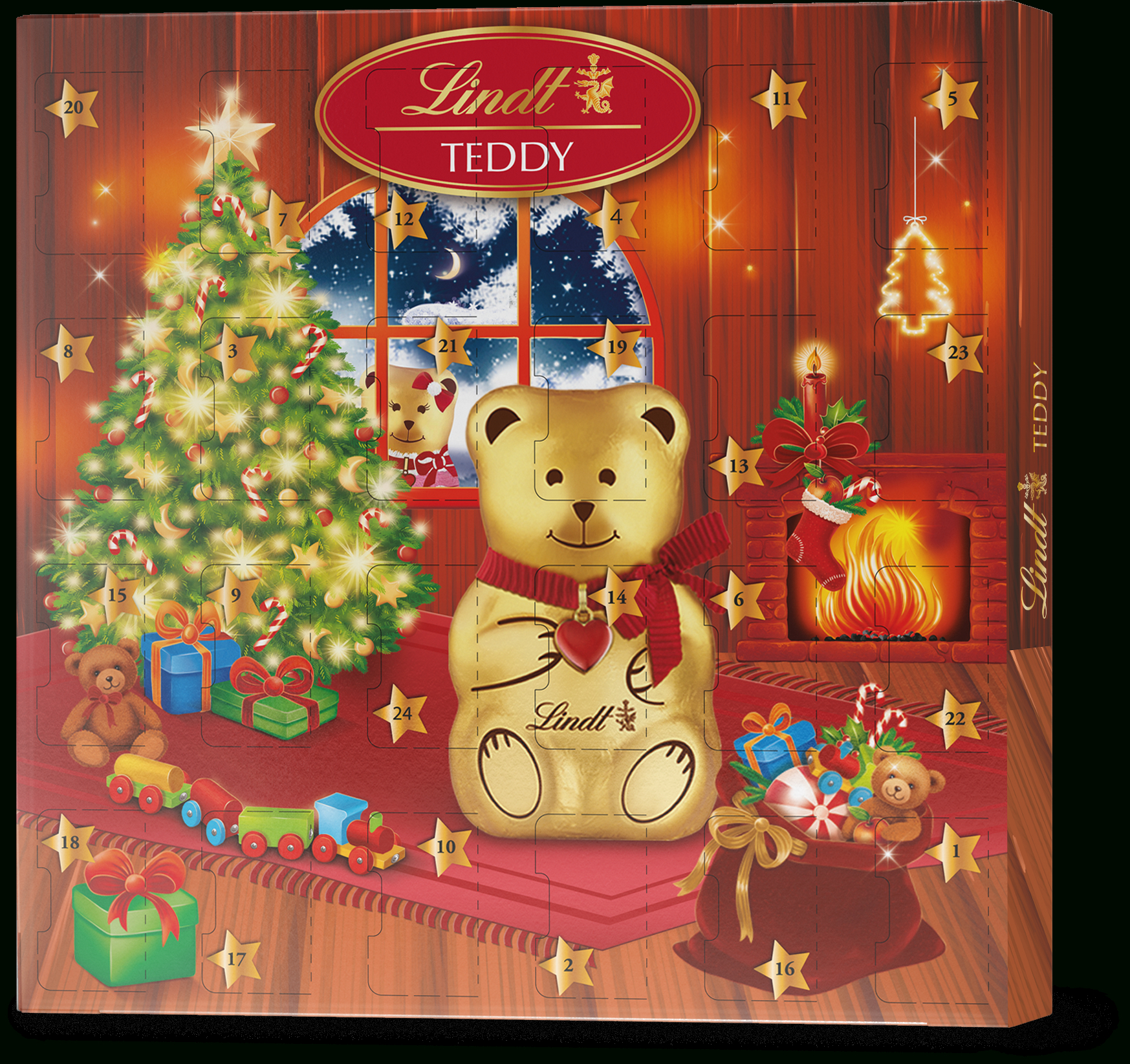 Lindt Teddy Mini Advent Calendar Naps -Piccantino Online