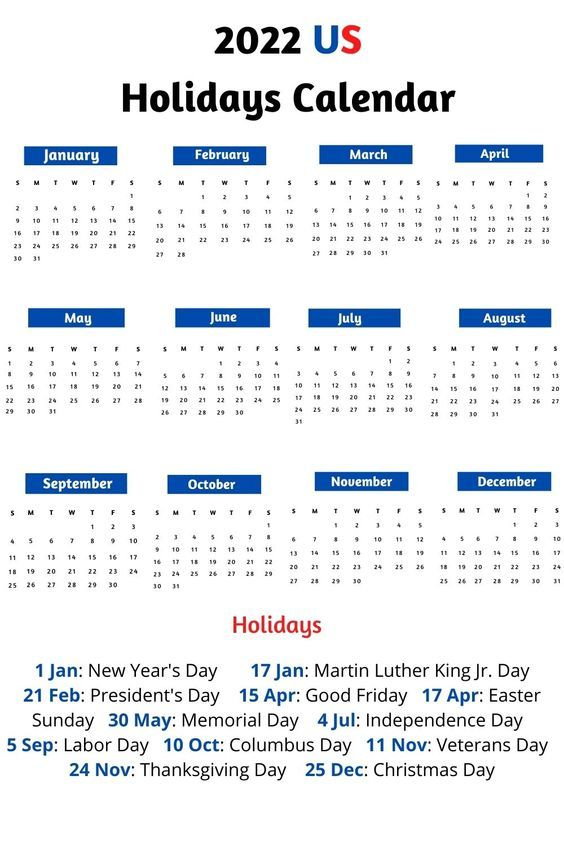 Perfect Calm January 2022 Calendar