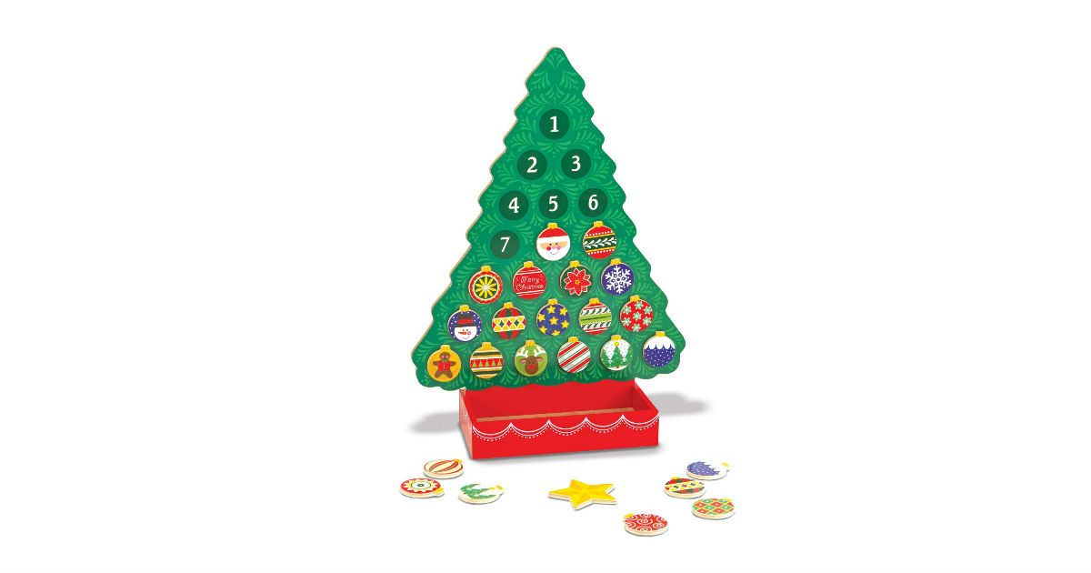 Melissa &amp; Doug Wooden Advent Calendar Only $12.99 (Reg