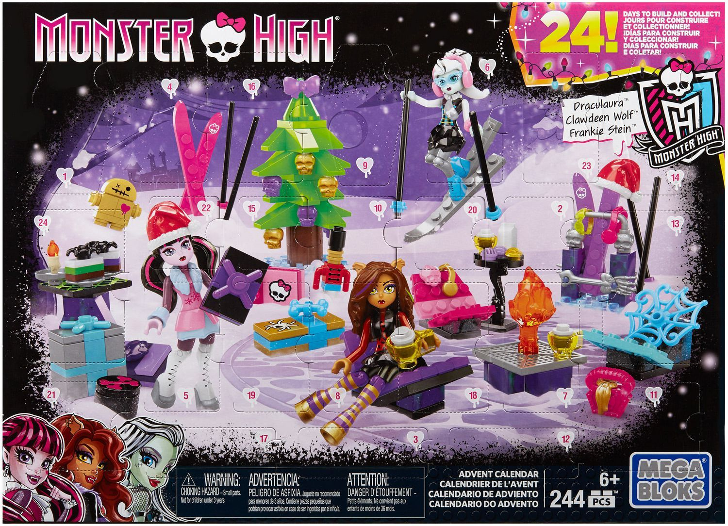 Monster High Mega Bloks Advent Calendar Building Set