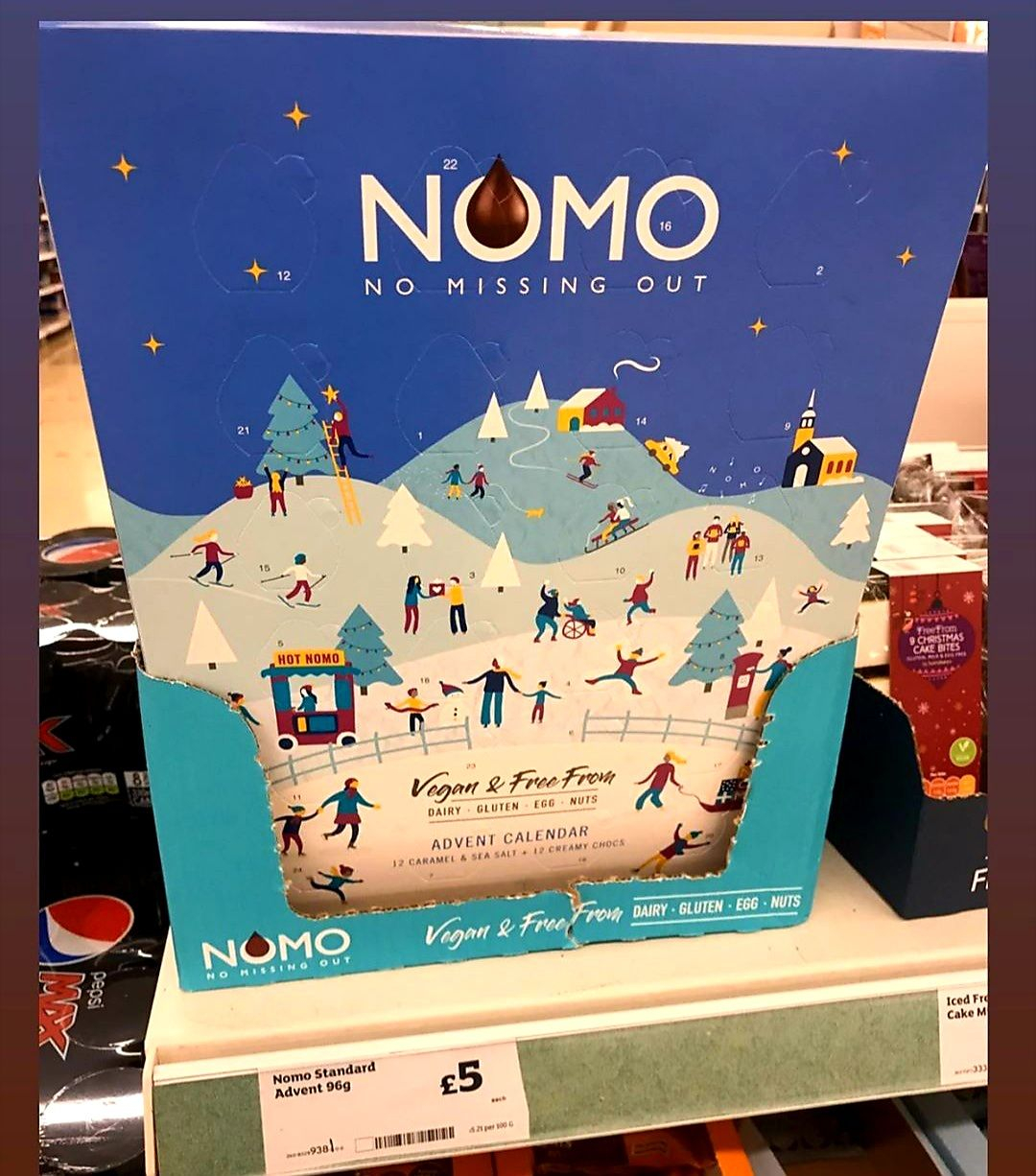 Nomo Chocolate Advent Calendar | Vegan Food Uk