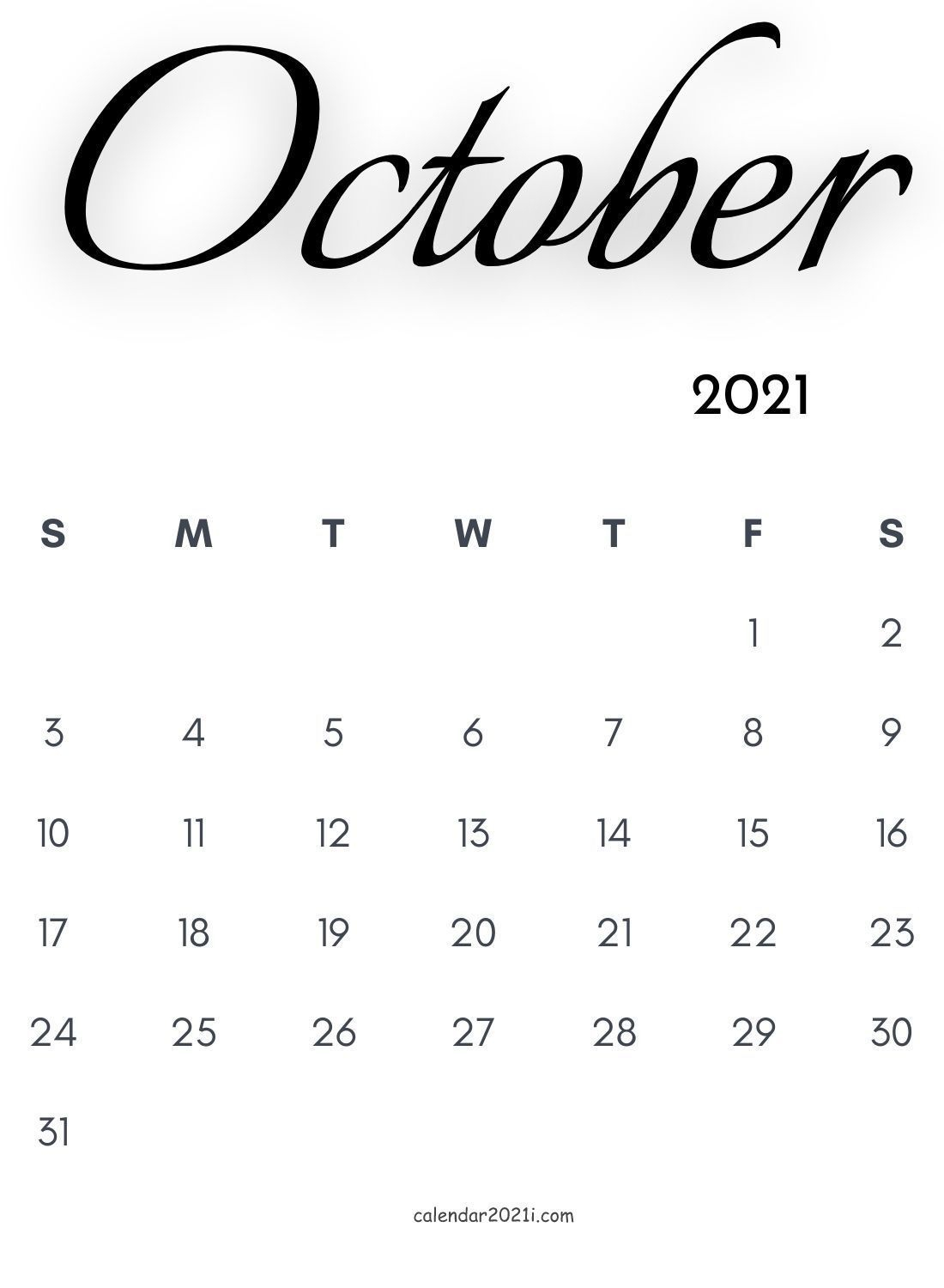 October 2021 Calendar Wallpapers - Wallpaper Cave