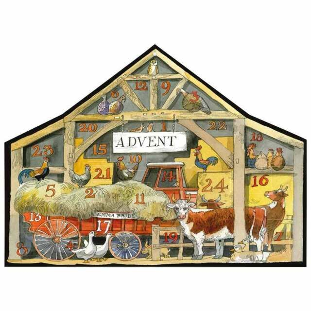 Religious Christmas Barn Advent Calendar By Emma