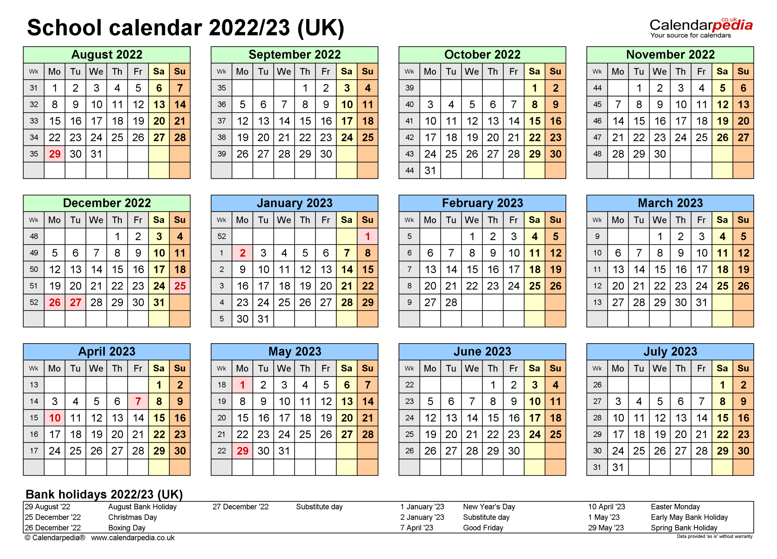 School Calendar 2022 To 2023 Mauritius | Calendar