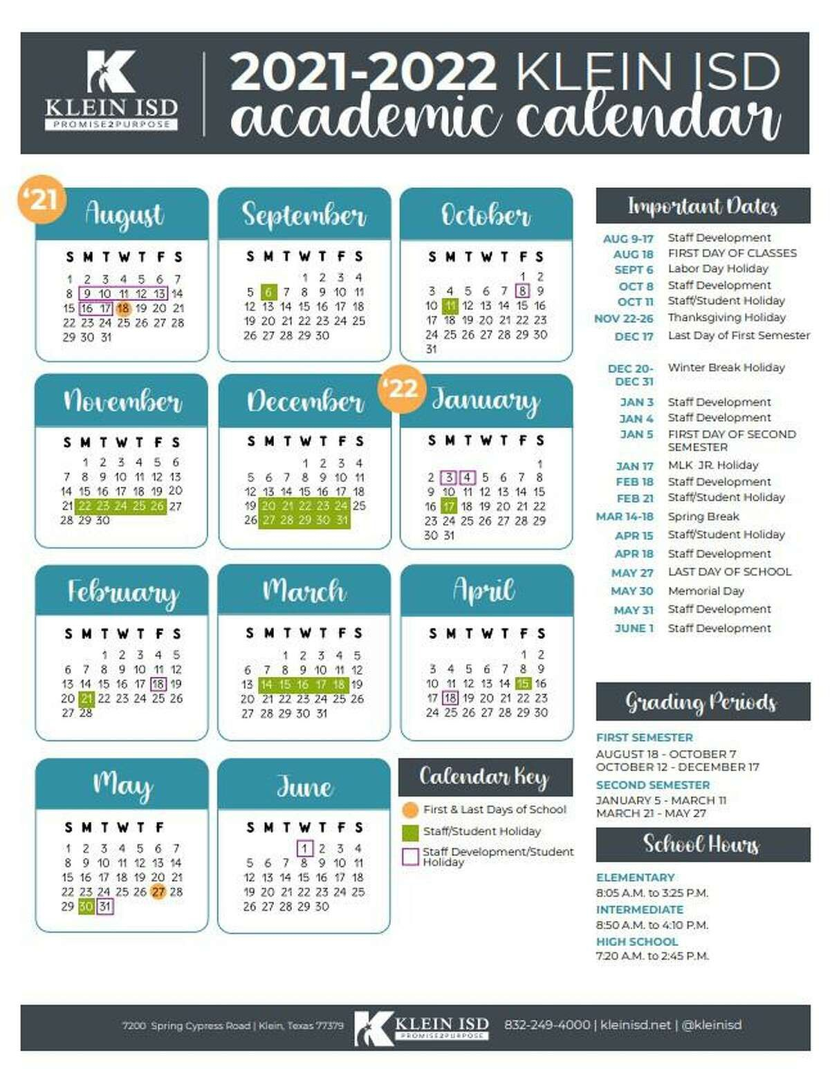 Spring, Klein School Notebook: Klein Isd Approves Calendar