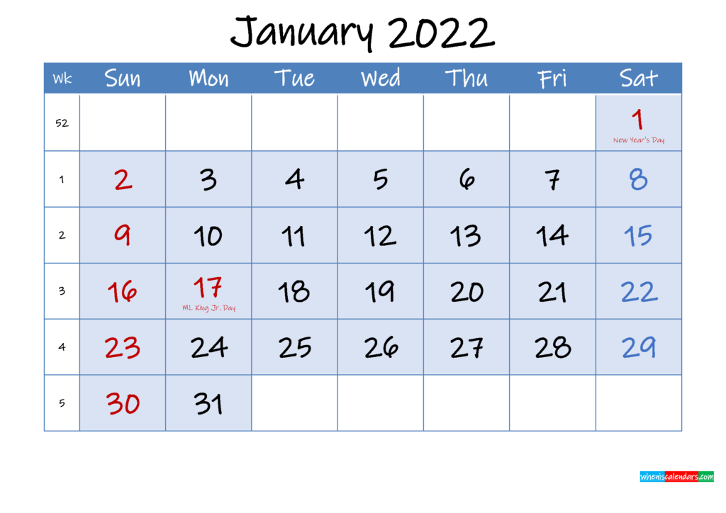 Tamil Monthly Calendar Jan 2022