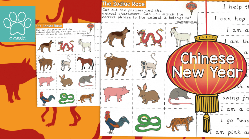 Teacher'S Pet » Chinese New Year - Reading - Match The