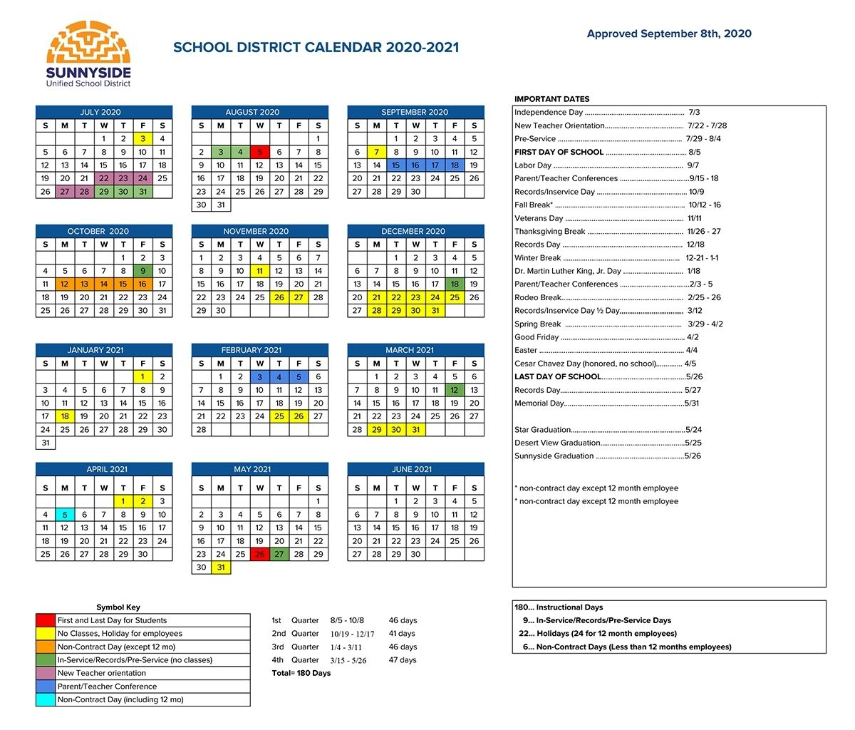Tucson Unified School District Calendar - Outlook Calendar
