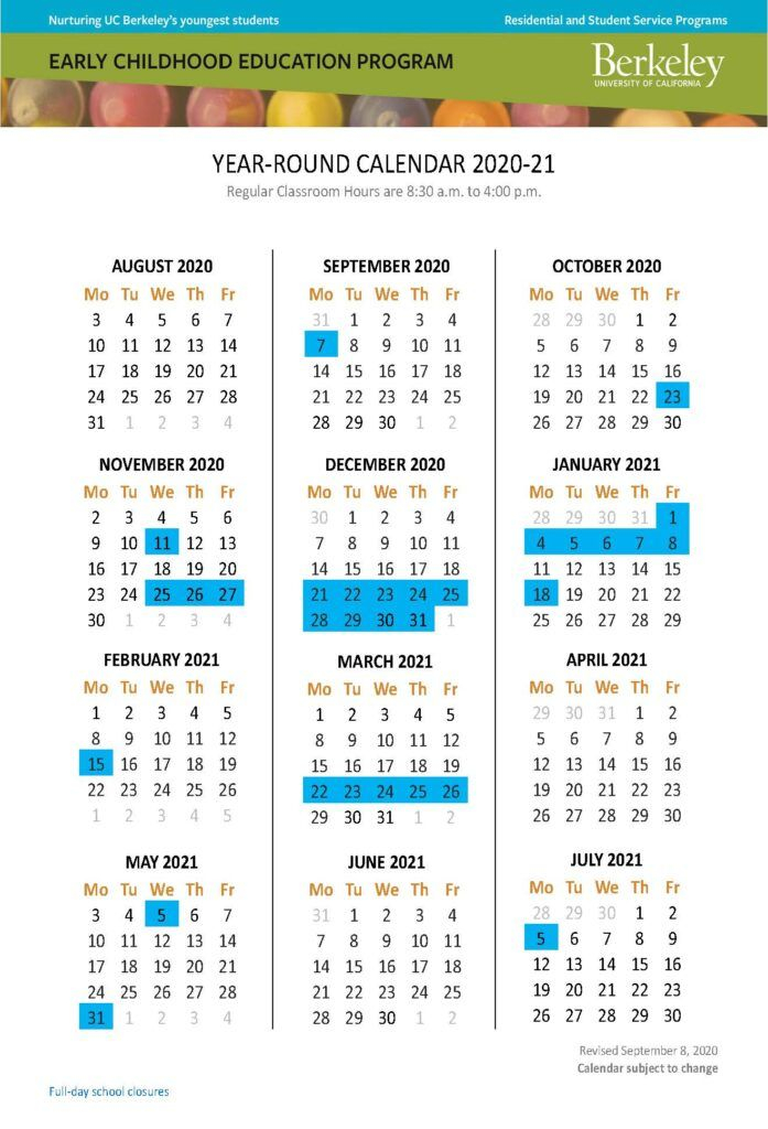 Uc Berkeley Calendar Fall 2022